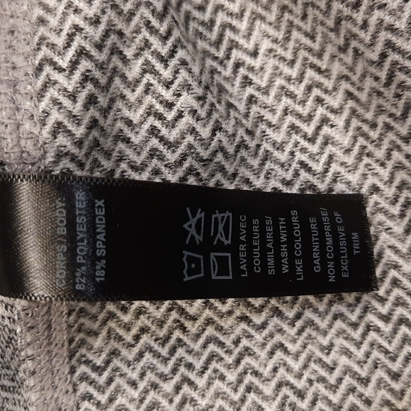 Kyodan grey herringbone zigzag jacquard high waist sporty leggings, M, NWT - Picture 9 of 11